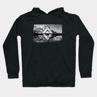 Aurver Mountain Reflection Hoodie